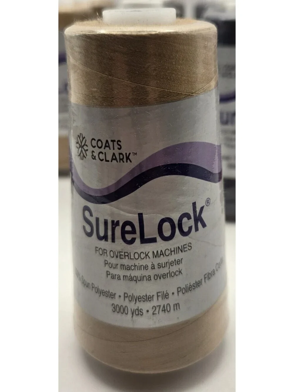 19 Coats & Clark SureLock Serger Thread 3000 Yard Cones Assorted Colors New